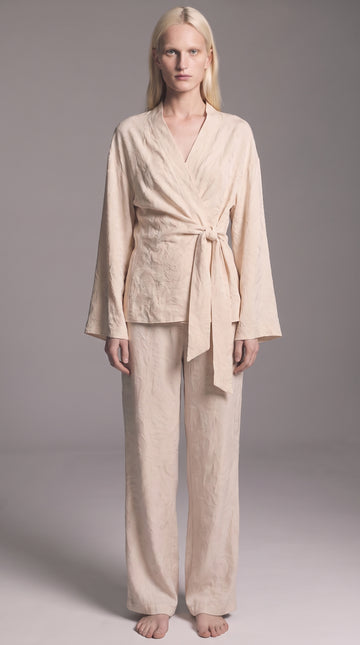 Cardigan broccato