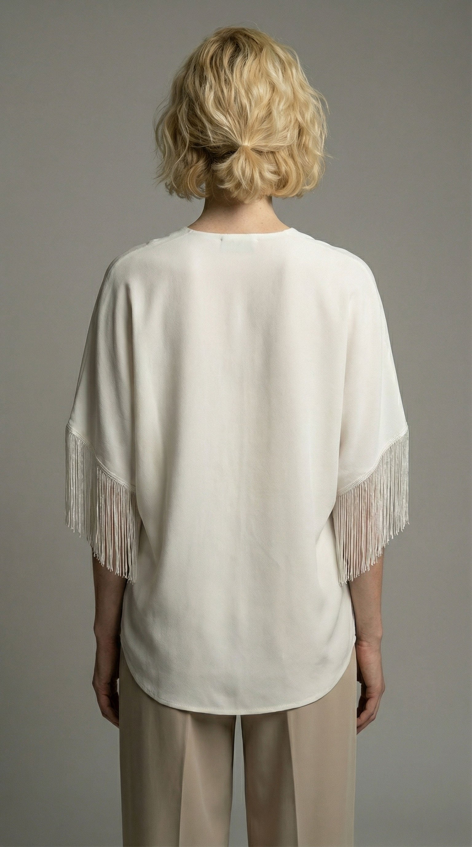 Cardigan frange