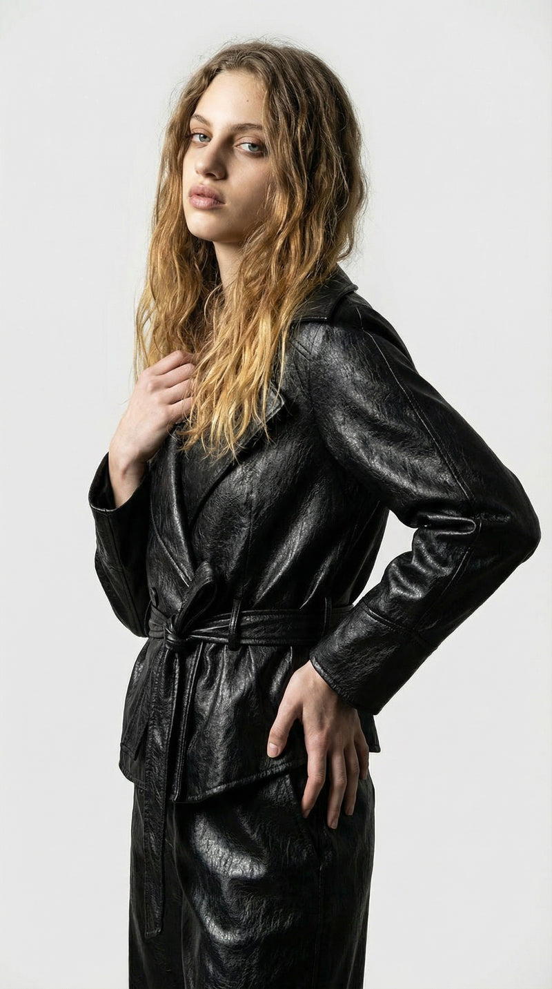 Giacca in pelle