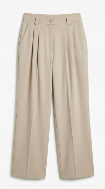 Pantalone fluido con pinces