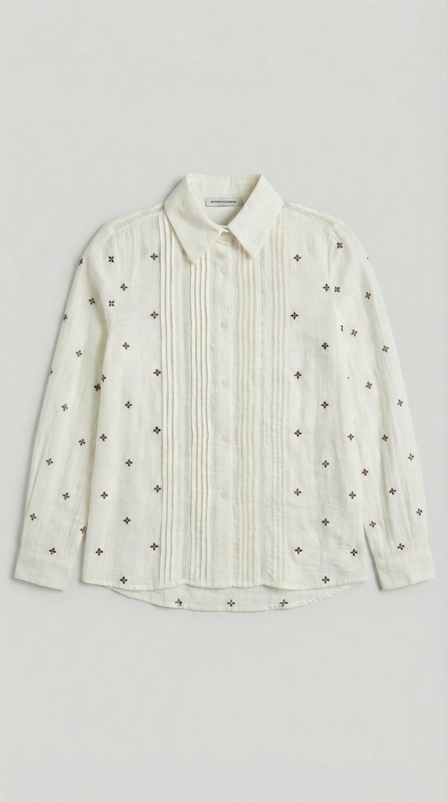 Camicia micro ricami