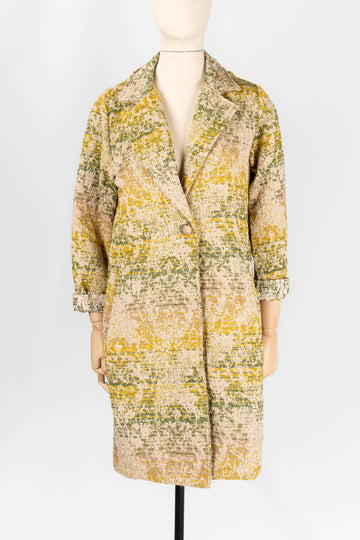 Cappotto jacquard